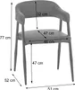 2er-Set Esszimmerstuhl HWC-P29, Küchenstuhl Lehnstuhl Produktbild-Vorschau 10