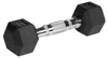 Rebel RBA-2325-02 Pogumované litinové činky HEX 2 x 2 kg Produktbild-Vorschau 3