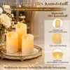 ISOISL LED Kerzen 3er Set, elektrische Kerzen flackernd, Ø Produktbild-Vorschau 3