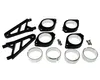 HIGHSIDER CNC Lampenhalter Set für 38 - 41 mm, schwarz Produktbild-Vorschau 2
