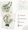 Boho Leinwand Poster Set, Salbeigrüne Geometrische Produktbild-Vorschau 6