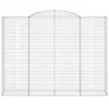 The Living Store Gabionen mit Hochbogen 3 Stk. Produktbild-Vorschau 4