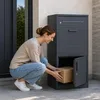 Theo&Cleo XXL Paketbriefkasten mit Paketfach Briefkasten Produktbild-Vorschau 7