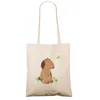 Mr. & Mrs. Panda Jutebeutel Hund Kleeblatt - Transparent - Produktbild-Vorschau 2