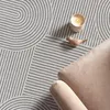 Grijze vloerkleed met grafisch patroon, tijdloos design, Productafbeelding-voorbeeld 3