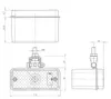 Feu antibrouillard W83 (699Z) avec support Voir les images du produit 3