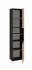 A tall, narrow cabinet with open shelves and two doors. Produktbild-Vorschau