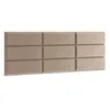 Panel Tapicerowany Prostokąt 60cm x 20cm Beżowy Podgląd zdjęcia produktu 4