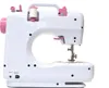 A white and pink electric sewing machine is shown against a white background. Náhled obrázku produktu