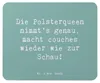 Mr. & Mrs. Panda Mousepad Spruch Polsterei Präzision - Produktbild-Vorschau 1