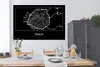 MuchoWow® Poster Paris - Karte - Stadtplan 180x120 cm - Produktbild-Vorschau 3