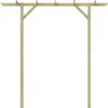 vidaXL Záhradná pergola 205x40x203 cm drevo Náhľad obrázku produktu 1