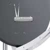 Close-up of a satellite dish with a metal emblem. Náhled obrázku produktu
