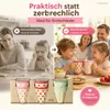 Melamin Becher 250ml Bunt - Herzen Melamin Cups Medium 6er Produktbild-Vorschau 5
