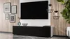 AX LIVING Zivolli Lowboard 160 cm Weiß Schwarze Produktbild-Vorschau 1
