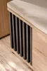 Garderobe Sitzbank "Collin" in Jackson Eiche und schwarz Produktbild-Vorschau 3