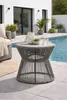 DEGAMO Beistelltisch Gartentisch ANCONA 56cm rund, Metall + Produktbild-Vorschau 5