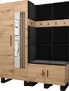 Garderobe ARTIN Set 14 mit gepolsterten Paneelen Industrial Produktbild-Vorschau 1