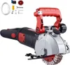 A wall chaser tool with accessories, presented on a white background. Produktbild-Vorschau