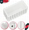 KOTARBAU® Kvetináč 38x18x16 cm Biely plastový kvetináč Náhľad obrázku produktu 5