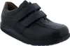A studio shot of a single black shoe. Produktbild-Vorschau