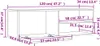 Mobile TV grigio Sonoma 120x34x37 cm materiale a base di Anteprima dell’immagine prodotto 8