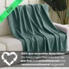 Eco Fleecedecke dunkelgrün aus 100% recyceltem Material + Produktbild-Vorschau 6