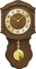AMS Quarz-Pendeluhr, Quarzpendelwerk, 27x50x8cm, 964/4 Produktbild-Vorschau 1