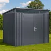 osoltus Metall Gerätehaus Geräteschuppen Pultdach Skylight  Produktbild-Vorschau 5