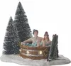 LuVille Weihnachtsdorf-Miniatur Whirlpool im Wald - L13 x Produktbild-Vorschau 1