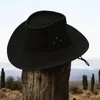 Kapelusz kowbojski country western welurowy uni  czarny 58 Podgląd zdjęcia produktu 7