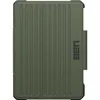 A closed tablet case with a ribbed texture and a logo on the right side. Produktbild-Vorschau