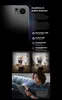 Marketing image showcasing the features of a tablet, including camera capabilities and face unlock, with lifestyle shots. Produktbild-Vorschau