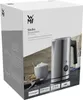 The image shows the packaging of a WMF Stelio milk frother. Voir les images du produit