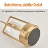 LED Akku Tischlampe Gold Kabellos, Touch Tischleuchte Produktbild-Vorschau 5