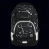 A backpack with a splatter pattern and reflective elements. Produktbild-Vorschau