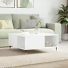 vidaXL Couchtisch Weiß 80x80x36,5 cm Holzwerkstoff Produktbild-Vorschau 2