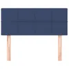 vidaXL Kopfteil Blau 100x5x78/88 cm Stoff Produktbild-Vorschau 3
