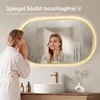 EMKE Badspiegel mit Beleuchtung, Antibeschlag, 3 Produktbild-Vorschau 2