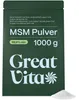 GreatVita MSM in polvere 1000g | metilsulfonilmetano puro Anteprima dell’immagine prodotto 1