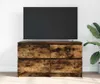 vidaXL Szafka pod TV dąb wędzony 100x35x54 cm materiał Podgląd zdjęcia produktu 3