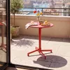 Table de jardin ronde bistrot avec plateau rabattable 70 cm Voir les images du produit 3