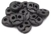 10 Kordelstopper mit zwei Löchern 20x20mm, Durchzug 5mm - Produktbild-Vorschau 1