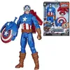 A Captain America action figure with accessories in its packaging. Náhled obrázku produktu