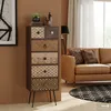 home24 Massive Kommode - Beige / Mango Produktbild-Vorschau 4
