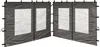 2 Seitenteile aus PE mit Fenster 300x195cm für Pavillon Produktbild-Vorschau 1