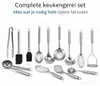 JustValue RVS Keukengerei Set - 12-delig - Spatel - Productafbeelding-voorbeeld 6