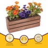ECODECO Dekoratívna drevená kvetinová debna | Drevená debna Náhľad obrázku produktu 2