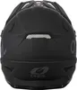 The back view of a black full-face helmet. Náhľad obrázku produktu