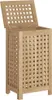 A wooden laundry basket with a lid. Anteprima dell’immagine prodotto